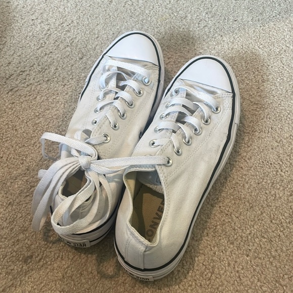 White Platform Converse - Picture 1 of 4